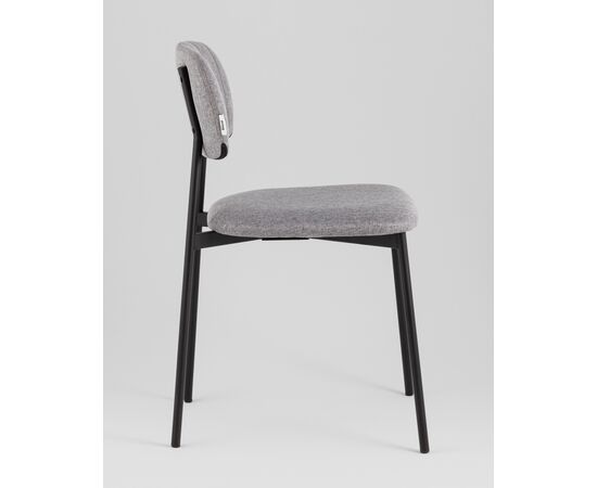 Стул Майло рогожка серый, изображение 4 | Интернет магазин мебели и декора LifeDekor