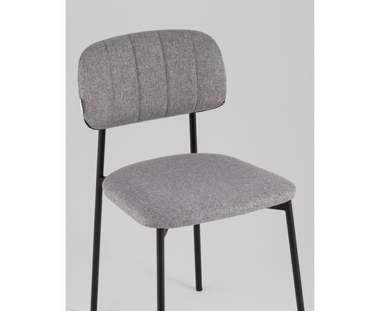 Стул Майло рогожка серый, изображение 8 | Интернет магазин мебели и декора LifeDekor