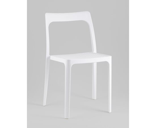 Стул обеденный Marty пластиковый белый, изображение 2 | Интернет магазин мебели и декора LifeDekor