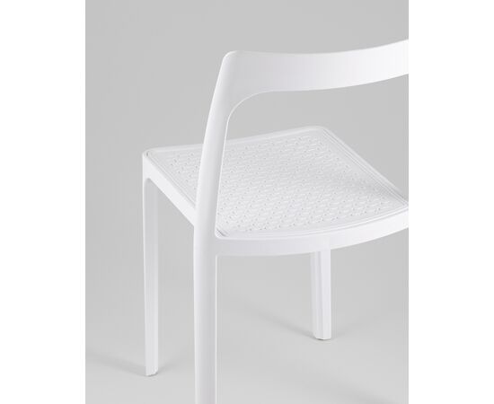 Стул обеденный Marty пластиковый белый, изображение 7 | Интернет магазин мебели и декора LifeDekor