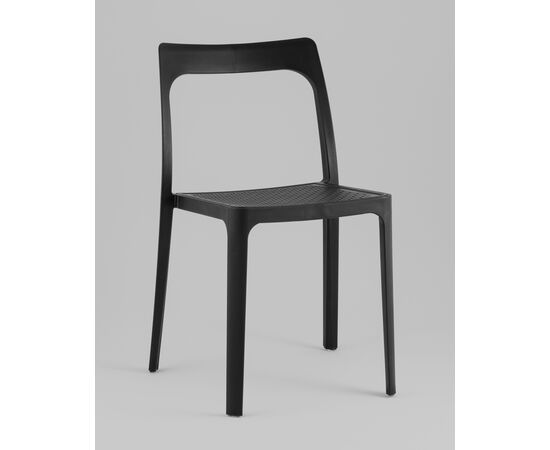 Стул обеденный Marty пластиковый черный, изображение 2 | Интернет магазин мебели и декора LifeDekor