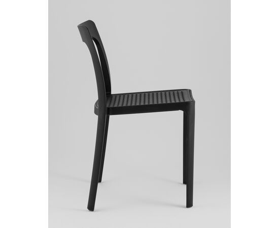 Стул обеденный Marty пластиковый черный, изображение 4 | Интернет магазин мебели и декора LifeDekor