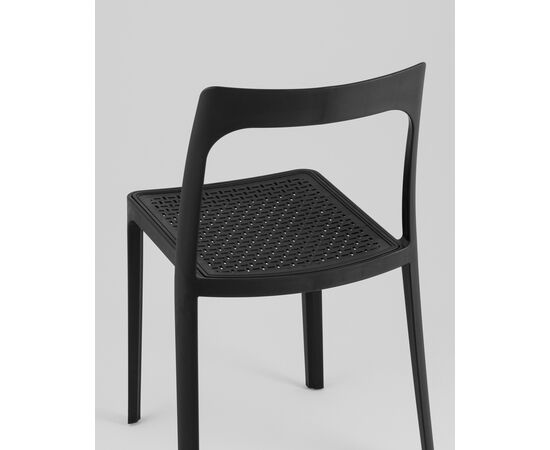 Стул обеденный Marty пластиковый черный, изображение 7 | Интернет магазин мебели и декора LifeDekor