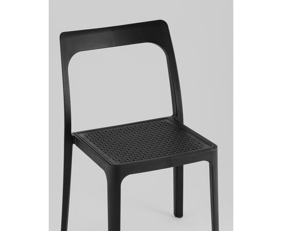 Стул обеденный Marty пластиковый черный, изображение 8 | Интернет магазин мебели и декора LifeDekor
