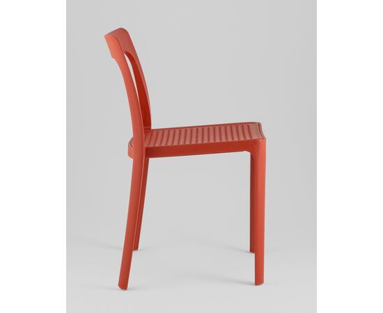 Стул обеденный Marty пластиковый красный, изображение 4 | Интернет магазин мебели и декора LifeDekor