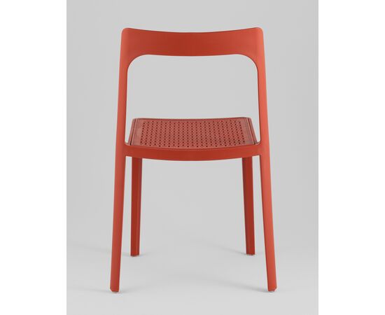 Стул обеденный Marty пластиковый красный, изображение 5 | Интернет магазин мебели и декора LifeDekor