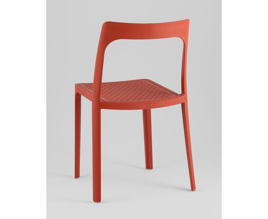 Стул обеденный Marty пластиковый красный, изображение 6 | Интернет магазин мебели и декора LifeDekor