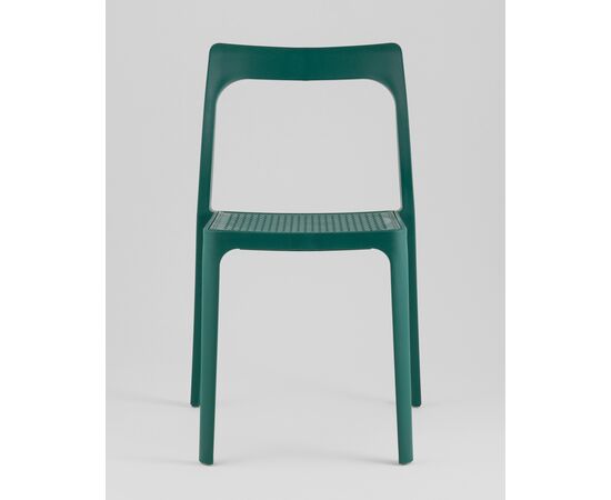 Стул обеденный Marty пластиковый темно-бирюзовый, изображение 3 | Интернет магазин мебели и декора LifeDekor