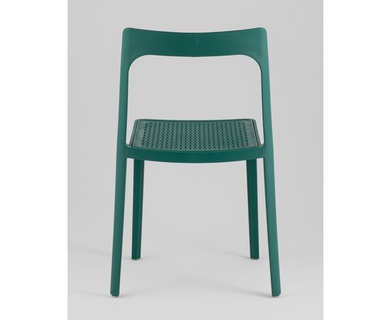 Стул обеденный Marty пластиковый темно-бирюзовый, изображение 5 | Интернет магазин мебели и декора LifeDekor