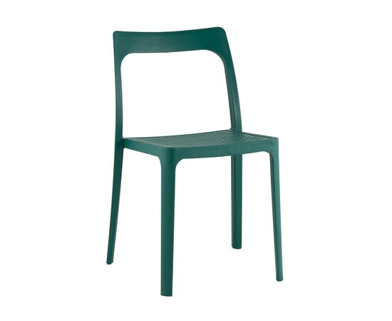 Стул обеденный Marty пластиковый темно-бирюзовый | Интернет магазин мебели и декора LifeDekor