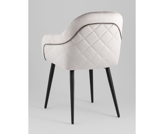 Стул Новел New велюр светло-серый, изображение 6 | Интернет магазин мебели и декора LifeDekor