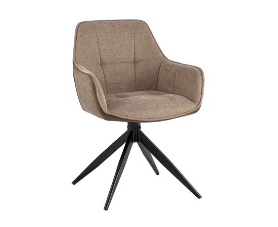 Стул обеденный Alba экокожа коричневый | Интернет магазин мебели и декора LifeDekor