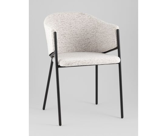 Стул обеденный Carmel бело-серый, изображение 2 | Интернет магазин мебели и декора LifeDekor