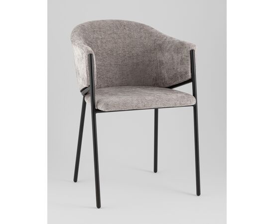 Стул обеденный Carmel серый, изображение 2 | Интернет магазин мебели и декора LifeDekor
