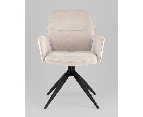 Стул обеденный Helm рогожка бежевый, изображение 3 | Интернет магазин мебели и декора LifeDekor