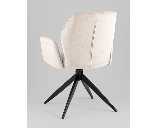 Стул обеденный Helm рогожка бежевый, изображение 6 | Интернет магазин мебели и декора LifeDekor