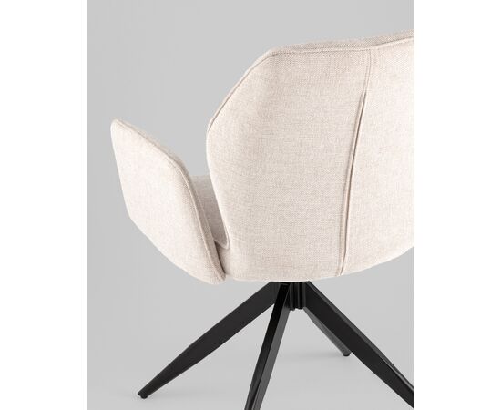 Стул обеденный Helm рогожка бежевый, изображение 7 | Интернет магазин мебели и декора LifeDekor