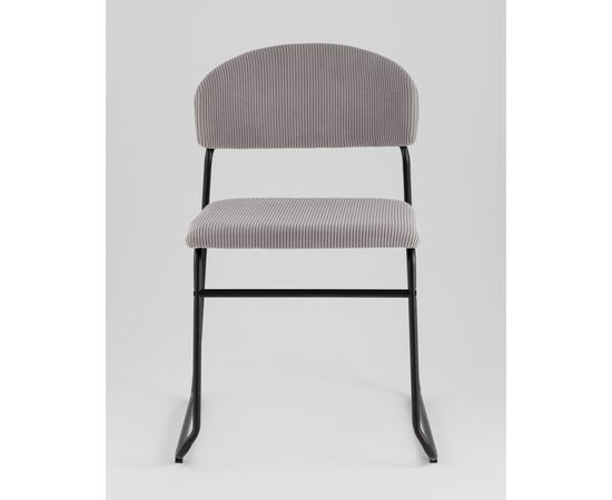 Стул обеденный Loftys серый, изображение 3 | Интернет магазин мебели и декора LifeDekor