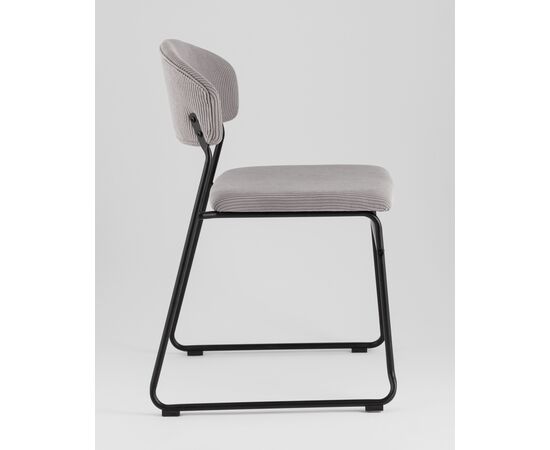 Стул обеденный Loftys серый, изображение 4 | Интернет магазин мебели и декора LifeDekor