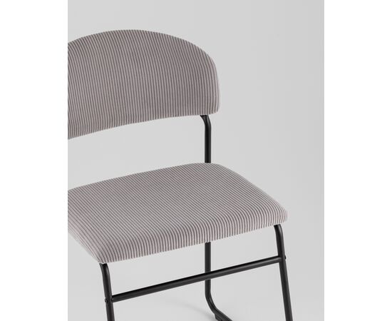 Стул обеденный Loftys серый, изображение 8 | Интернет магазин мебели и декора LifeDekor