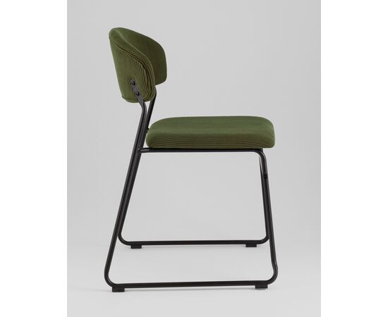 Стул обеденный Loftys зеленый, изображение 4 | Интернет магазин мебели и декора LifeDekor