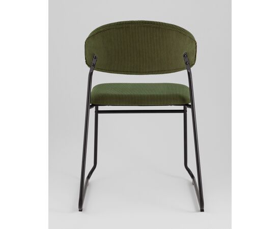 Стул обеденный Loftys зеленый, изображение 5 | Интернет магазин мебели и декора LifeDekor