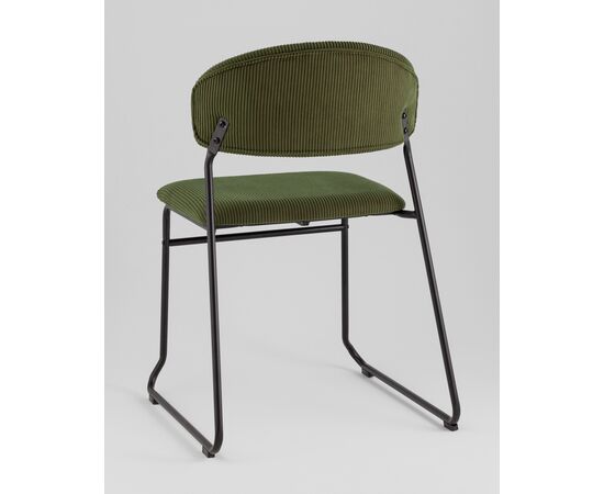 Стул обеденный Loftys зеленый, изображение 6 | Интернет магазин мебели и декора LifeDekor