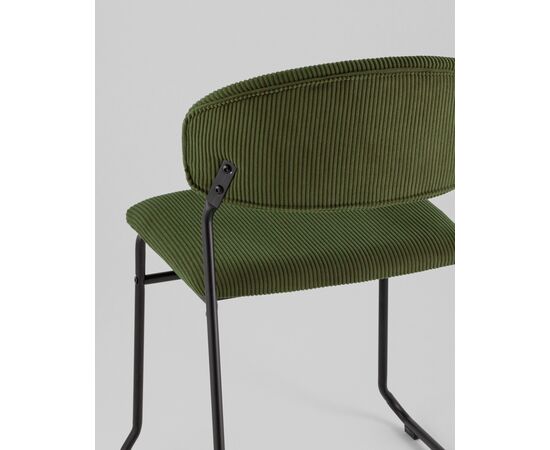 Стул обеденный Loftys зеленый, изображение 7 | Интернет магазин мебели и декора LifeDekor