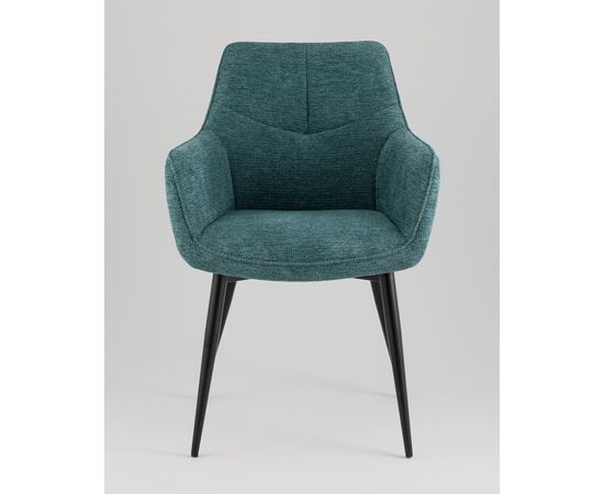 Стул обеденный Lynet рогожка голубой, изображение 3 | Интернет магазин мебели и декора LifeDekor