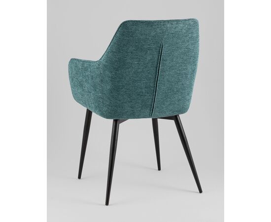 Стул обеденный Lynet рогожка голубой, изображение 6 | Интернет магазин мебели и декора LifeDekor