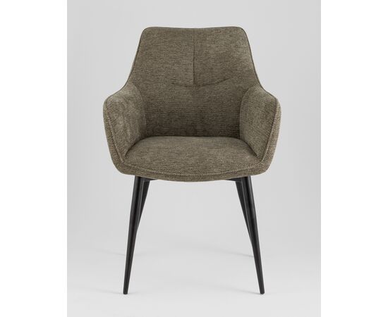 Стул обеденный Lynet рогожка серо-зеленый, изображение 3 | Интернет магазин мебели и декора LifeDekor