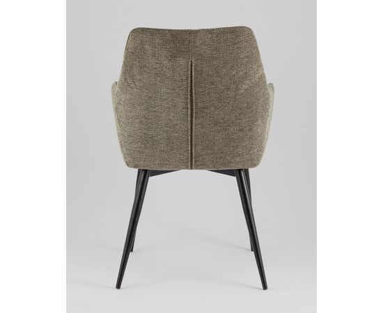 Стул обеденный Lynet рогожка серо-зеленый, изображение 5 | Интернет магазин мебели и декора LifeDekor