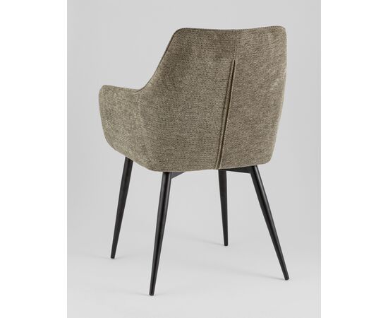 Стул обеденный Lynet рогожка серо-зеленый, изображение 6 | Интернет магазин мебели и декора LifeDekor