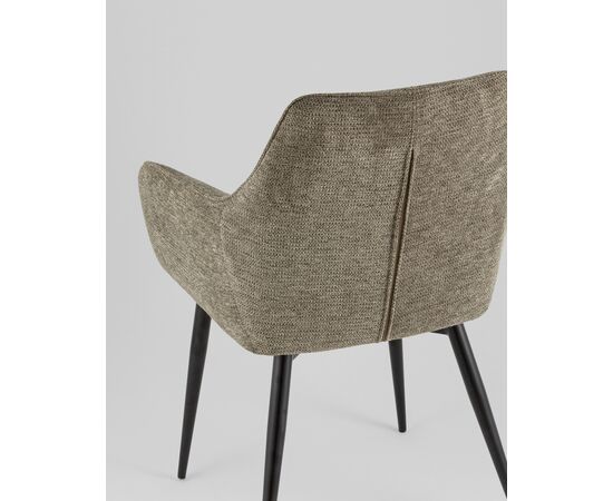 Стул обеденный Lynet рогожка серо-зеленый, изображение 7 | Интернет магазин мебели и декора LifeDekor