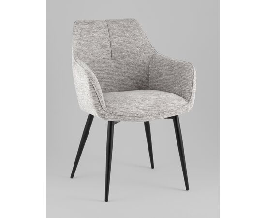 Стул обеденный Lynet рогожка светло-серый, изображение 2 | Интернет магазин мебели и декора LifeDekor