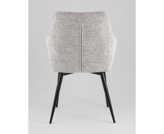 Стул обеденный Lynet рогожка светло-серый, изображение 5 | Интернет магазин мебели и декора LifeDekor