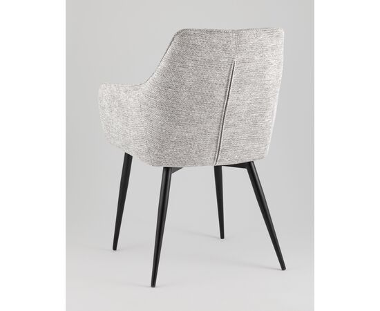 Стул обеденный Lynet рогожка светло-серый, изображение 6 | Интернет магазин мебели и декора LifeDekor