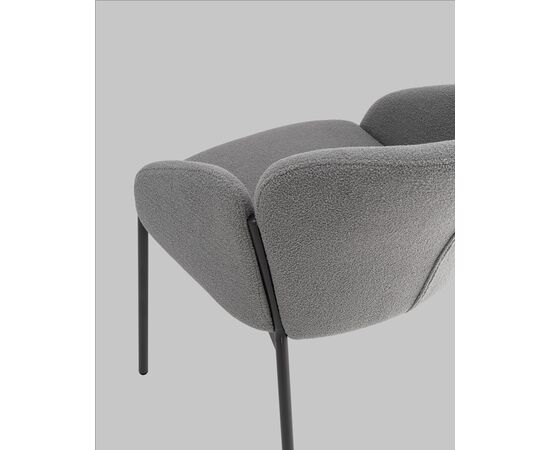 Стул обеденный Melia серый, изображение 7 | Интернет магазин мебели и декора LifeDekor