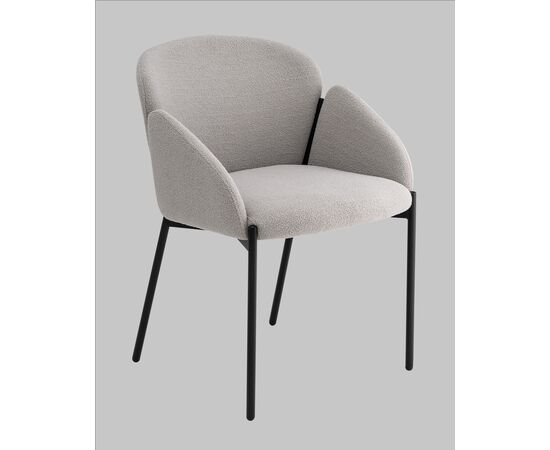 Стул обеденный Melia светло-серый, изображение 2 | Интернет магазин мебели и декора LifeDekor