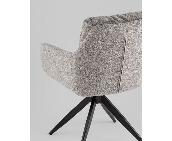 Стул обеденный Nia серый, изображение 7 | Интернет магазин мебели и декора LifeDekor