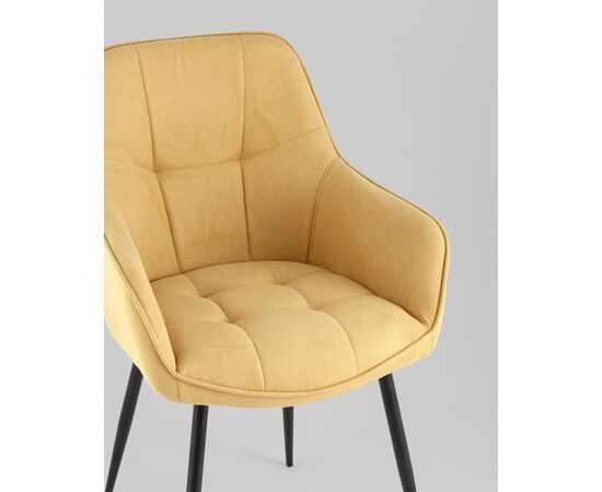 Стул обеденный Noa желто-коричневый, изображение 8 | Интернет магазин мебели и декора LifeDekor