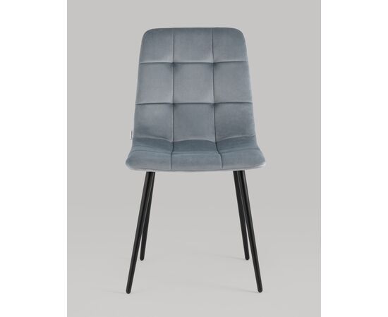 Стул Одди велюр серый 4 шт., изображение 3 | Интернет магазин мебели и декора LifeDekor