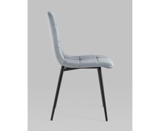 Стул Одди велюр серый 4 шт., изображение 4 | Интернет магазин мебели и декора LifeDekor