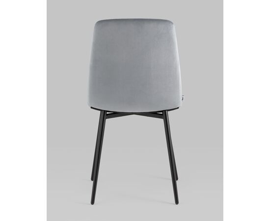 Стул Одди велюр серый 4 шт., изображение 5 | Интернет магазин мебели и декора LifeDekor