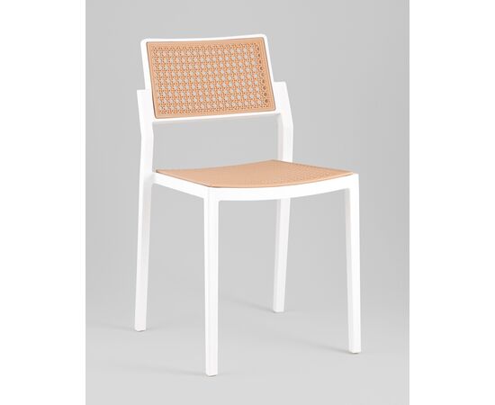 Стул пластиковый Milto белый, изображение 2 | Интернет магазин мебели и декора LifeDekor