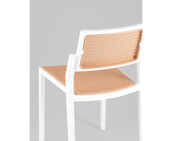 Стул пластиковый Milto белый, изображение 7 | Интернет магазин мебели и декора LifeDekor