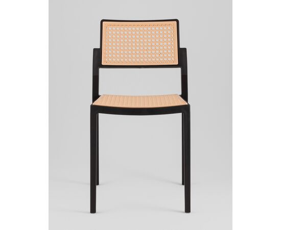 Стул пластиковый Milto черный, изображение 3 | Интернет магазин мебели и декора LifeDekor