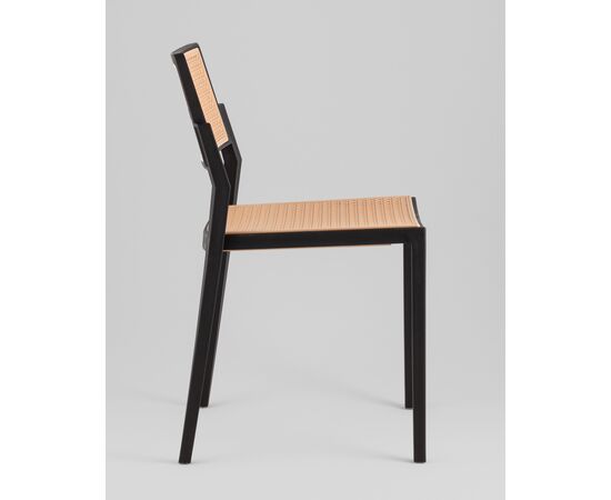 Стул пластиковый Milto черный, изображение 4 | Интернет магазин мебели и декора LifeDekor