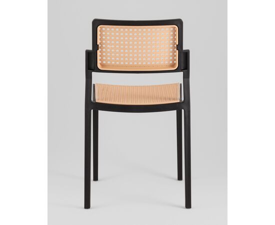 Стул пластиковый Milto черный, изображение 5 | Интернет магазин мебели и декора LifeDekor