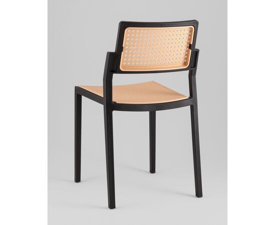 Стул пластиковый Milto черный, изображение 6 | Интернет магазин мебели и декора LifeDekor